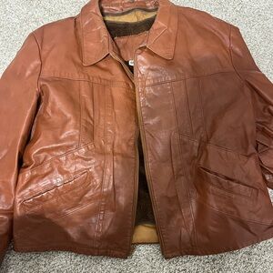 Men's Brown Leather Jacket